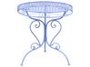 Table bistrot ALBINIA 70 cm 70 cm Métal Bleu