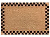 Doormat SAGADA Beige/ Black 40 x 60 cm Coir