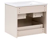 Wall Mounted Vanity Unit with Basin TOTORANI 60 cm Beige_1123598