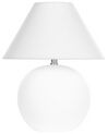 Lampa stołowa ceramiczna biała LIMIA_878627