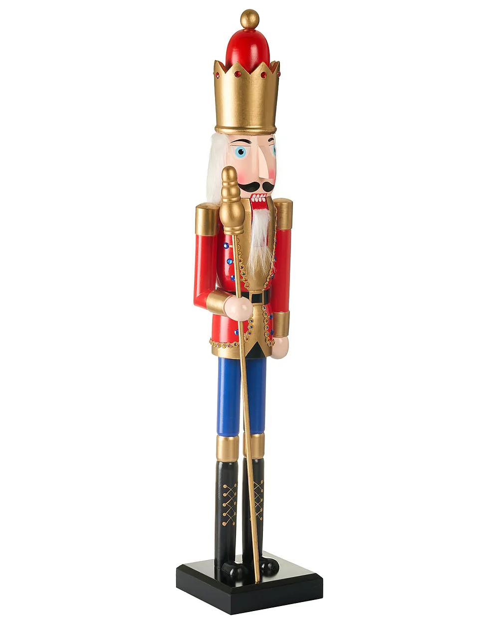 Figura decorativa MALARAN 90 cm Cascanueces Rojo