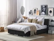 Divan Bed Fabric ADMIRAL 180 x 200 cm (EU Super King) Black_679072