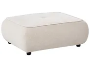 Sofa 3 Seater SALLA with Ottoman Boucle Off-White_1058230