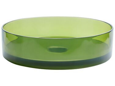 Round Countertop Basin ⌀ 360 mm Green TOLOSA