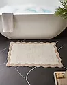 Bath Mat NANGAL Brown/ Beige 60 x 90 cm Cotton