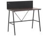 Bureau effet bois foncé 100 x 50 cm HASTINGS_772738