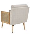 Poltrona tessuto beige chiaro ORUM_871402