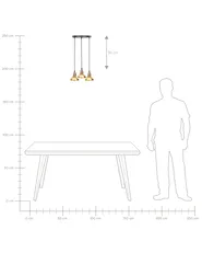 Pendant Lamp CASTALY Metal Brass_878372