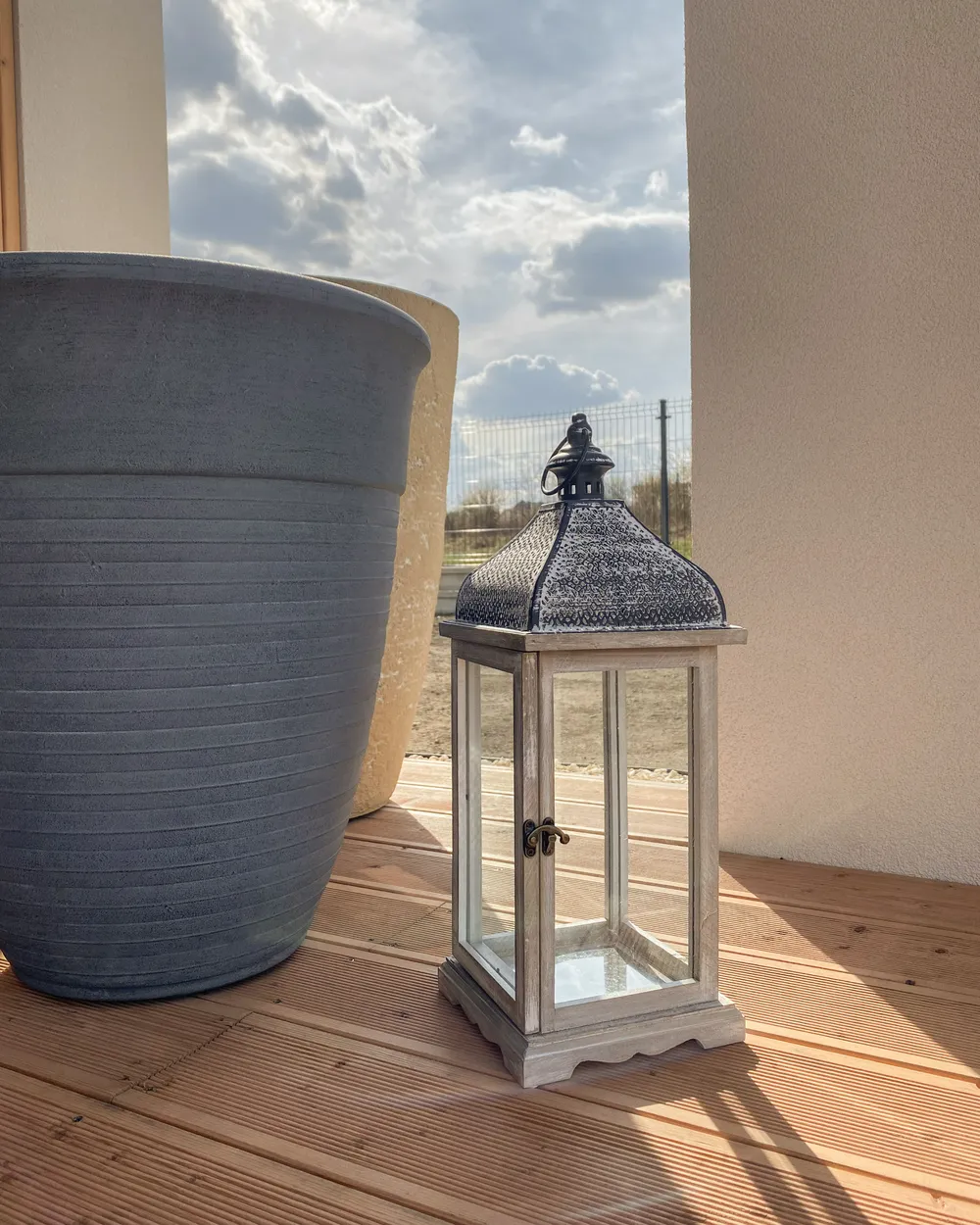 Set di 2 vasi per piante KATALIMA 50 cm Grigio_988143