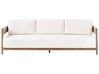 Gartensofa 3-Sitzer SAMPIERI Metall Braun