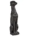 Garden Statue CHART Dog 83 cm Graphite Grey