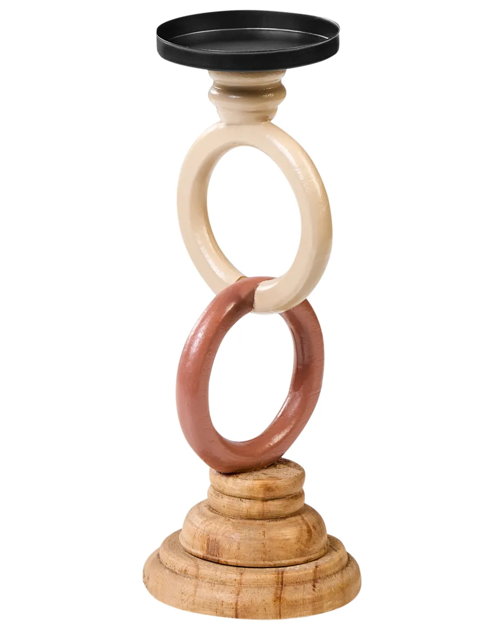 Świecznik WATERFORD 29 cm Drewno sosnowe Kolorowy