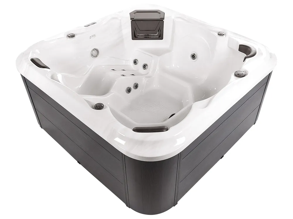 Outdoor Hot Tub with LED TULAROSA White_898273