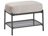 Shoe Bench TRUCKEE Fabric Beige