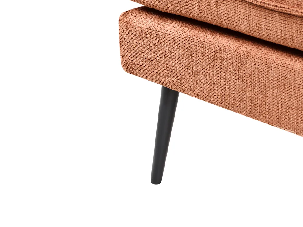 Chaise longue versione destra YERRES Tessuto Arancione_1003724