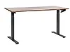 Manual Adjustable Standing Desk DESTINES 160 cm x 72 cm Brown/ Black