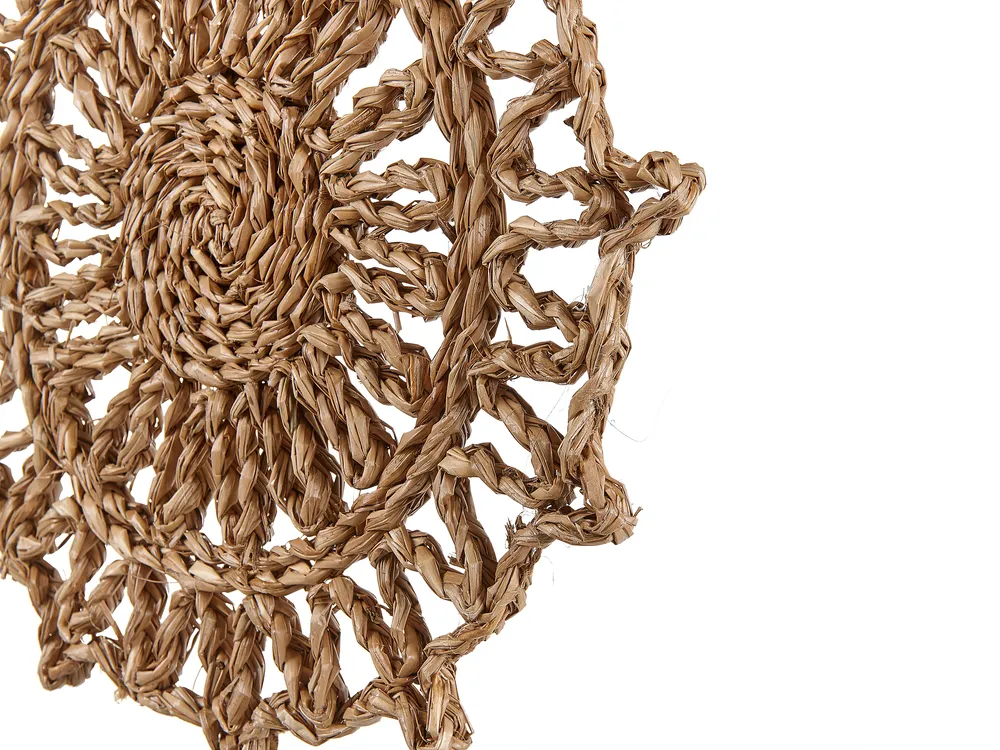 Zestaw dekoracji ściennych PINTANO Trawa morska 50/35/36 cm Naturalny_825186