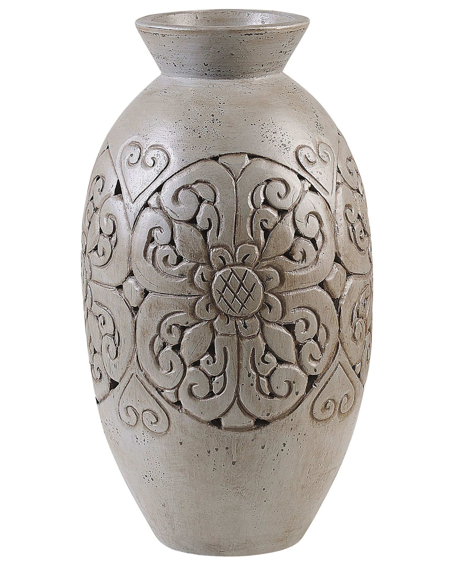Vaso decorativo argilla grigio 52 cm ELEUSIS_791749
