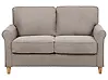 Sofa 2 Seater RONNEBY Fabric Light Brown