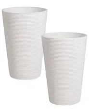 Kétdarabos virágcserép szett MEUM 35 cm Fehér_1133021