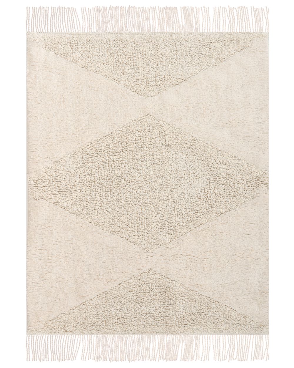 Tapetes para Crianças KHONOMA Creme claro 140 x 200 cm Algodão