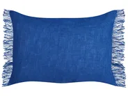 Zestaw 2 poduszek dekoracyjnych MABA 50 x 35 cm Bawełna Granatowy Jednolity_940209
