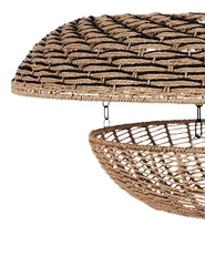 Pendant Lamp KIDEPO Paper Rope Brown_915559