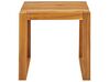 Conjunto de mesa y 4 taburetes de jardín de madera de acacia BELLANO_922138