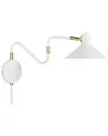 Wall Lamp BALIEM Adjustable Metal White
