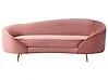 Sofa 2 Seater SAVAR Velvet Pink