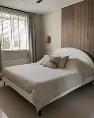 Bed Boucle MARGUT 180 x 200 cm (EU Super King) White_983011