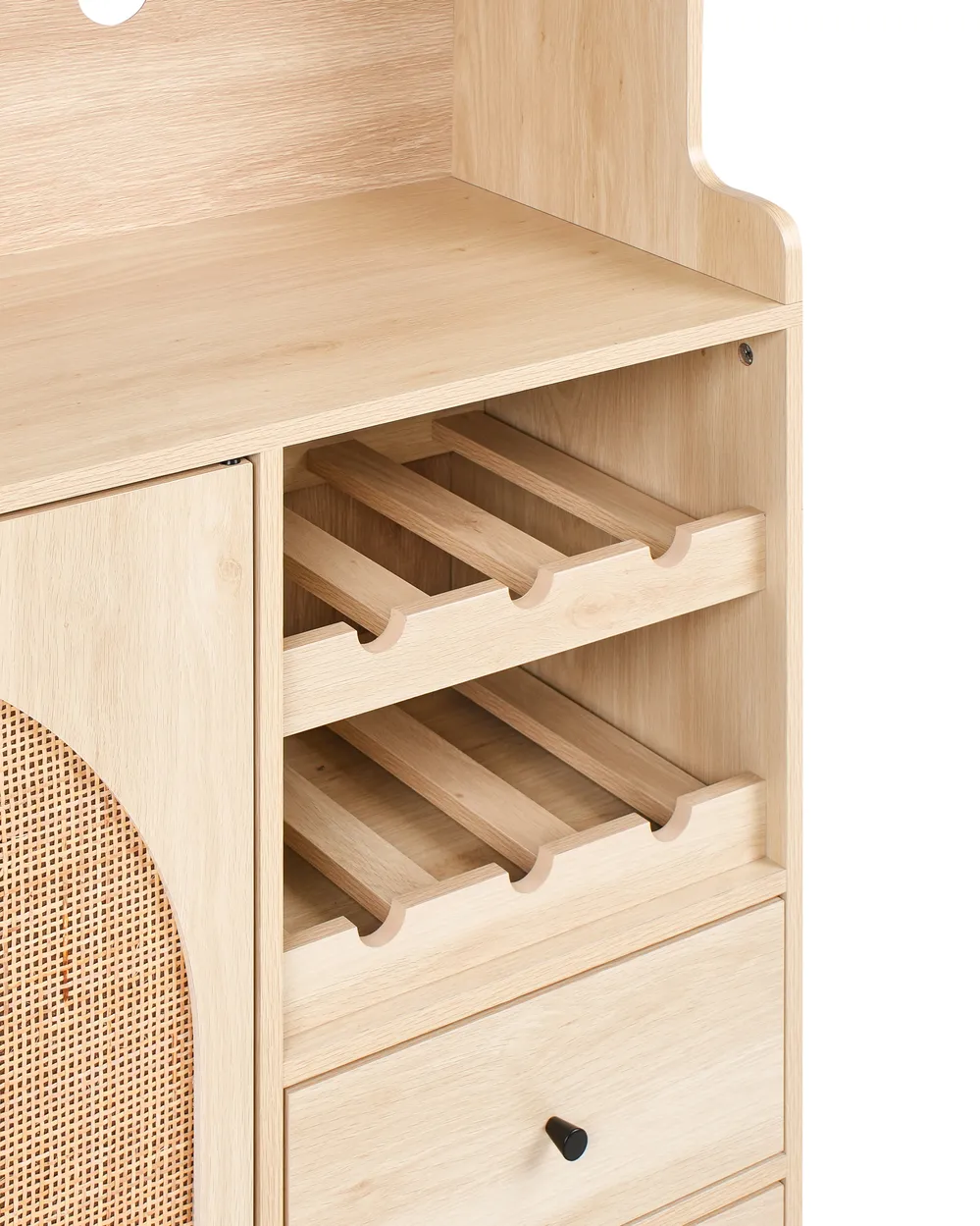 Kitchen Hutch CAMPBELLTON 120 cm Light Brown_998746