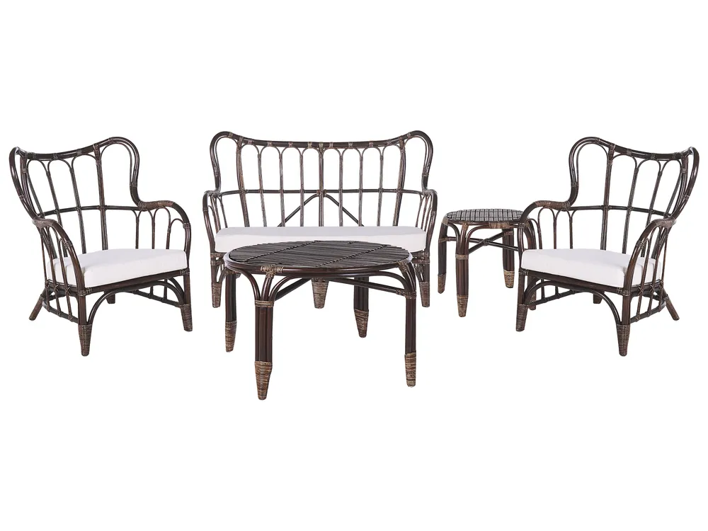 Salon de jardin en rotin 4 places Rattan - Jardin