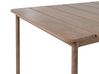 Tavolo da giardino alluminio legno scuro 185 x 96 cm FLAVIA_936218