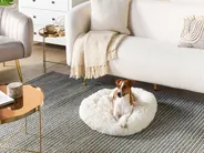 Pet Bed KULU Faux Fur Off-White_850185