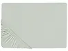 Fitted Sheet JANBU 140 x 200 cm Cotton Light Green