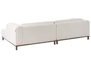 Corner Sofa 4 Seater VENG Corduroy Light Beige Left Hand_1006991