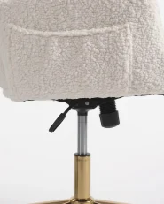Office Chair OULU Boucle White_1177351