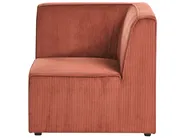 Corner Seat LEMVIG Corduroy Golden Brown Right Hand_1054740