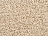 Pouffe Light Brown ALIPUR_935523