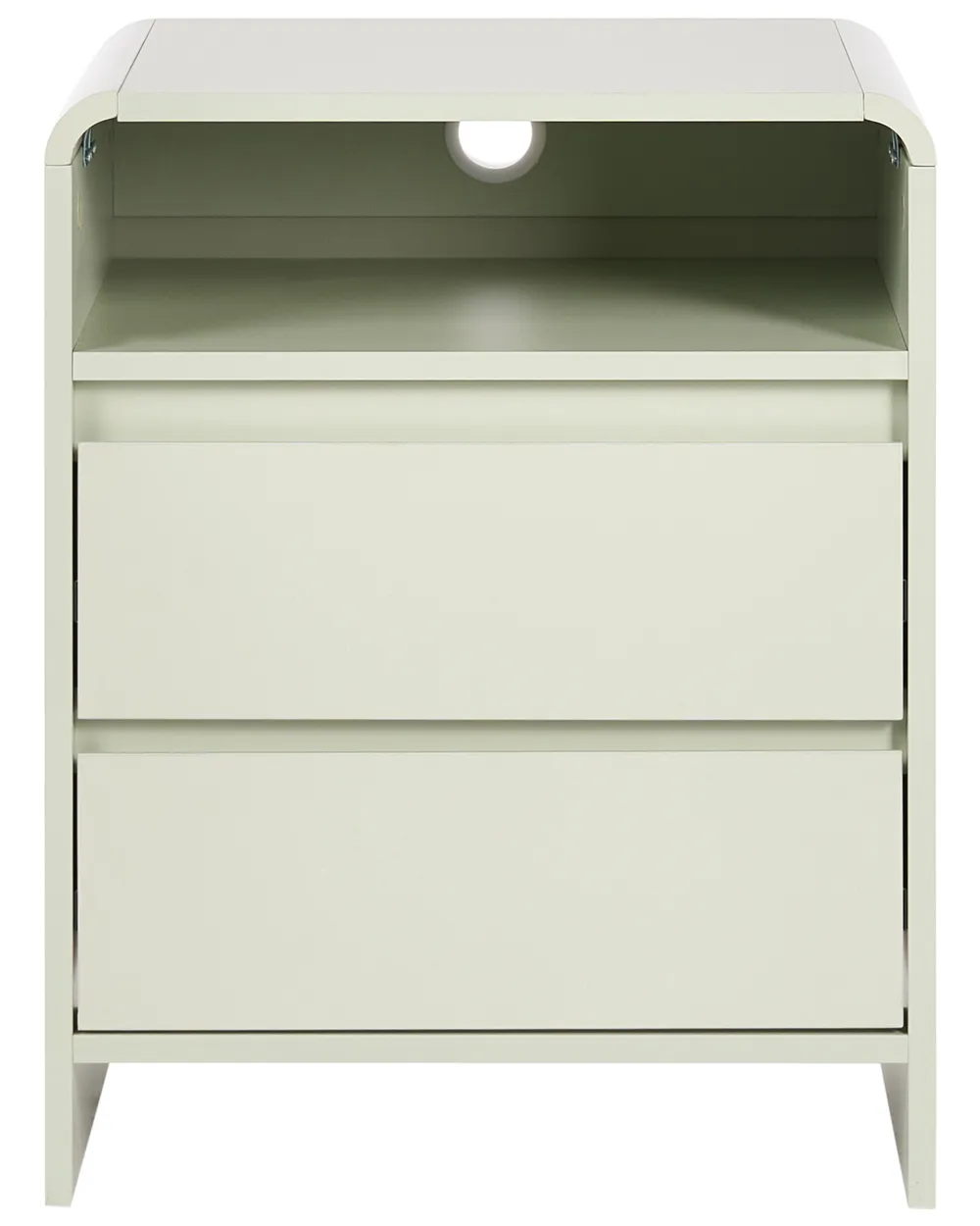 2 Drawer Bedside Table DORRIGO Light Green_1148623