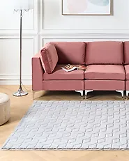 Tapis en fausse fourrure THATTA Gris 160 x 230 cm_1182808
