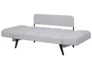 Sofa Bed 2 Seater BREKKE Fabric Light Grey_732502