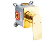 rubinetto miscelatore da parete per lavabo APONWAO Ottone Oro_986796