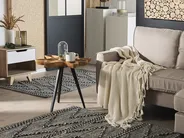 Side Table ELSA Teak Wood Brown_678493