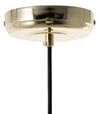 Závesná kovová lampa zlatá GUAM_695029