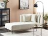 Chaise longue rechtszijdig stof wit RIOM_877301