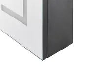 Szafka łazienkowa wisząca z lustrem LED MAZARREDO 60 cm 60 cm Czarny_905806