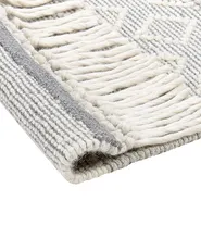Rug TONYA Grey 160 x 230 cm Wool_856528
