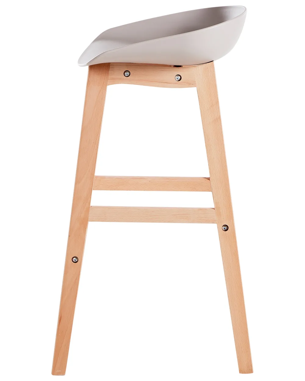 Set of 2 Bar Chairs MICCO Taupe_971317